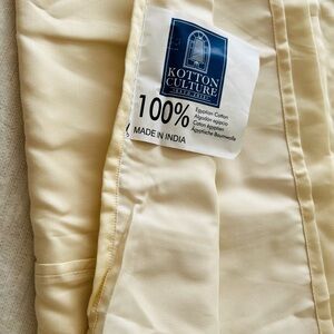 New Kotton Culture Cream Egyptian Cotton king flat Sheet